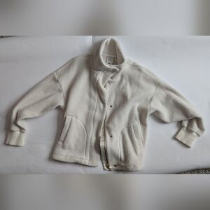 Varley Maryland Fleece Jacket - Medium - Whisper White